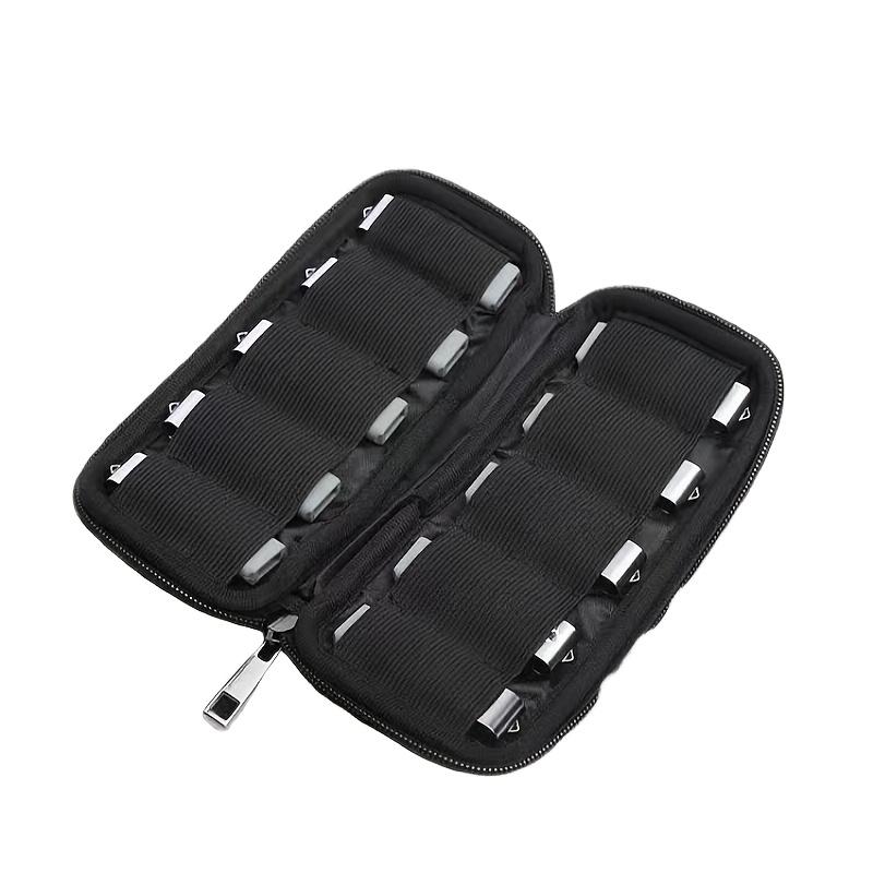 

1-Piece USB Storage Pouch: A Portable Storage Case for USB Tokens and USB Flash Drives 6-card capacity чёрный