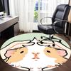 1pc Hamster Office Round Rug, Non-slip, Soft and Durable Office Rug for Interior Decoration, Perfect for Office, Beautiful Decoration yy260323026