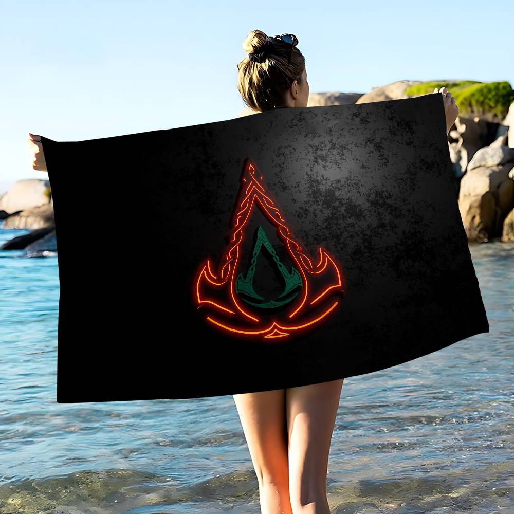 Spiel A-Assassins C-Creeds Mikrofaser Strandtuch Saugfähig Schnelltrocknend Weich Yoga Schwimmen Resort Bergsteigen Handtuch