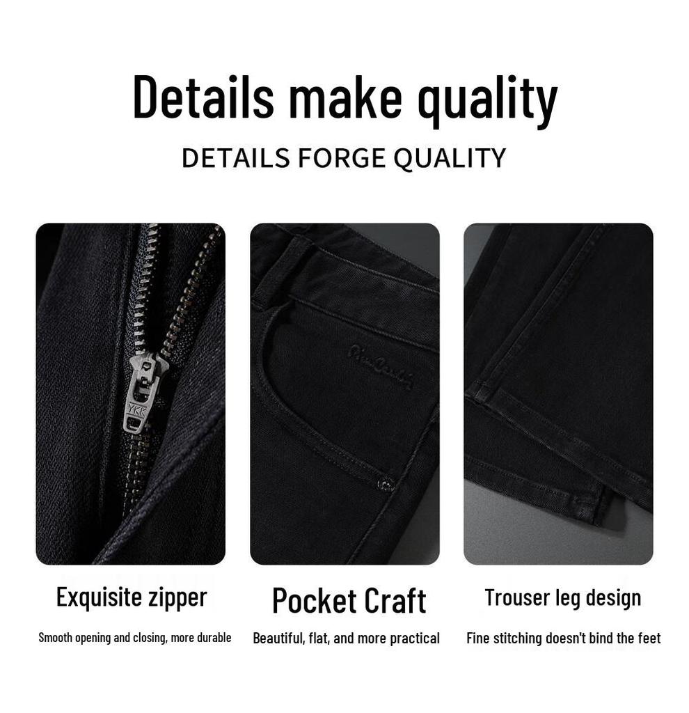 Pierre Cardin Men's Space Silk Straight-Fit Jeans