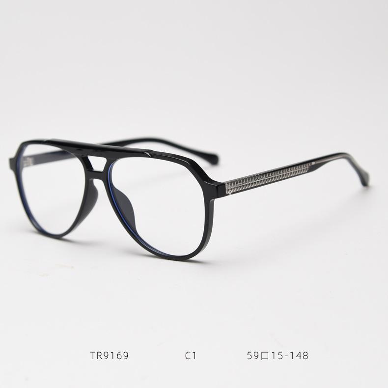 Fashion Pilot Reading Glasses with Blue Light Filter High Quality Presbyopia Eyeglasses TR90 Mens Optical