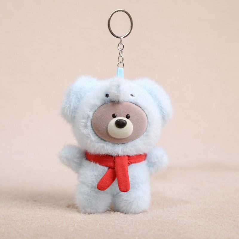 Bear Pvc Plush Keychain With Transforming Into Elephant Dinosaur Dog Cat Design For Girls And Boys Travel Bags Elephant