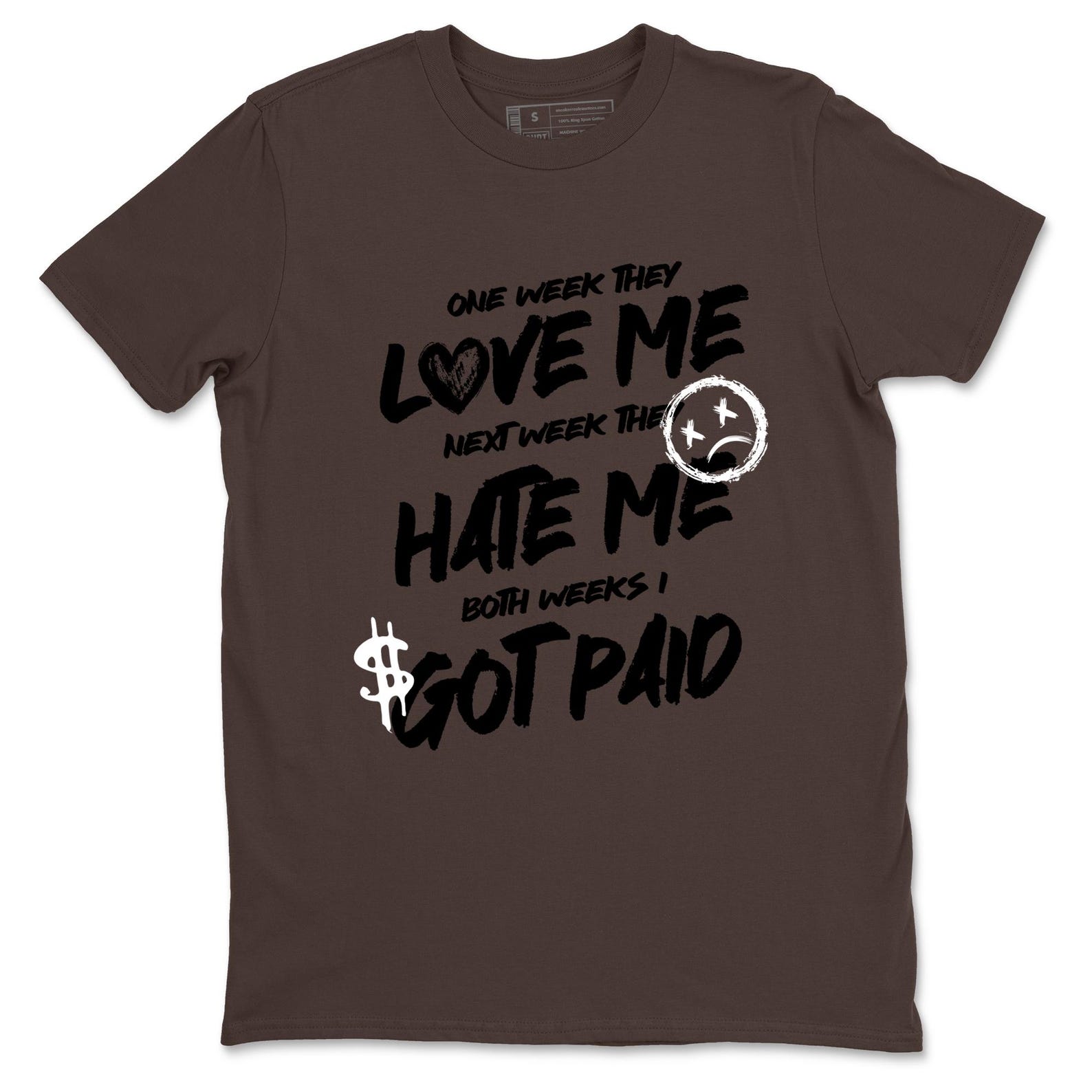 I Got Paid graphic tee. Streetwear graphic T-Shirt. Matching 4s Cave Stone 4XL