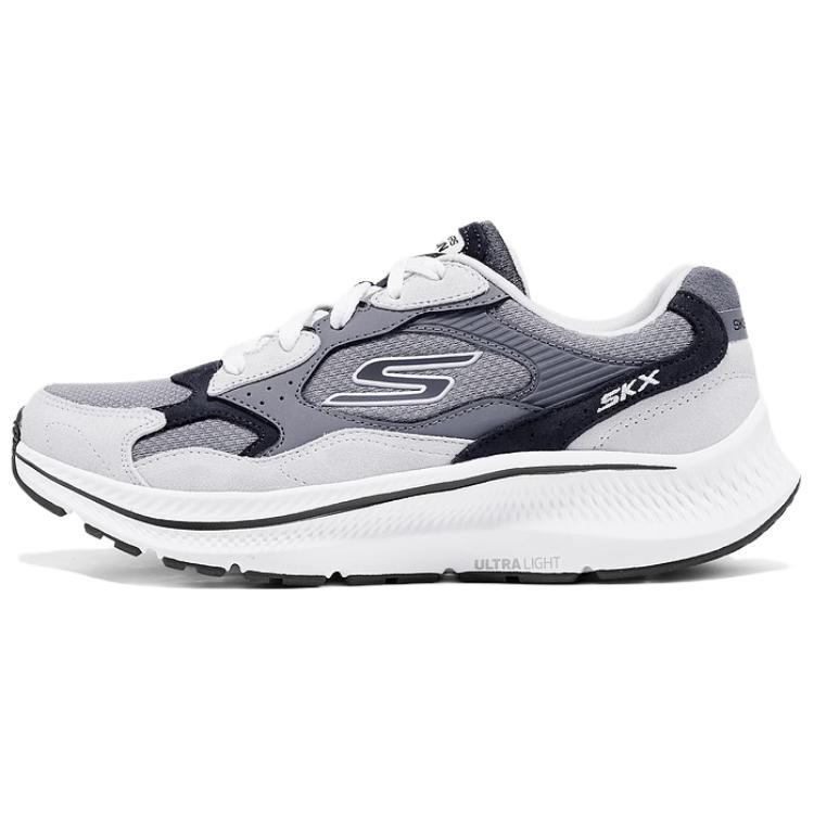Skechers GO Women Fabric Synthetic Low Top Running Shoes Grey 128622-GRY 37