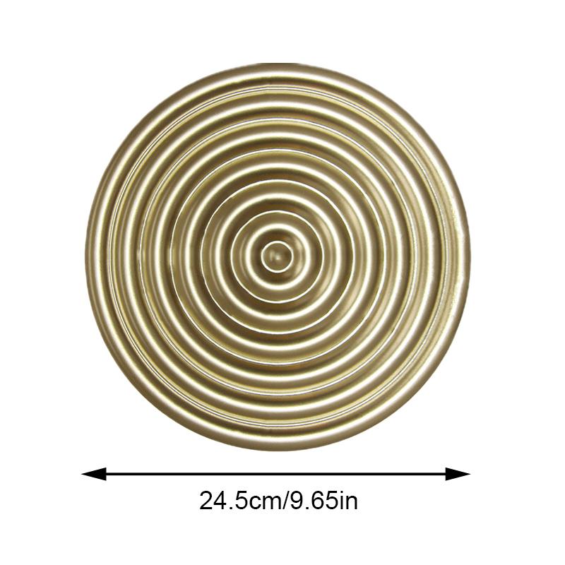 Home Decor Round Wall Pendants Round Golden Wall Hanging Metal Irregular Wall Disc Wall Decoration