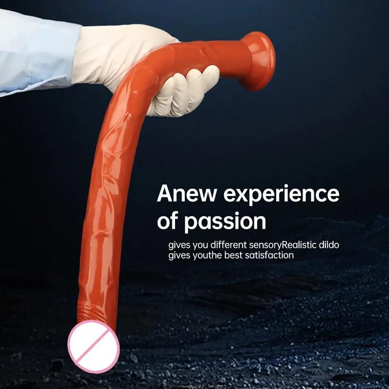 48 * 3.8cm Extra Large Anal Strip SM Anal Stopper Male Extra Long Dildo Deeply Dilated Anal Strip Male External Anus Whip Anal