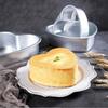 Round Heart-Shaped Cake Mold Aluminium Alloy Non-Stick Cake Pan Mousse Tray Baking Mold Removable Bottom Cake Decorating Tool