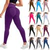 Women High Waist Leggings Butt Lift Fitness Pants Tummy Control Seamless Breathable Quick Dry Yoga Tights
