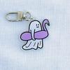 [Furdy] Ghost Service Center - Flamingo Gody Keyring