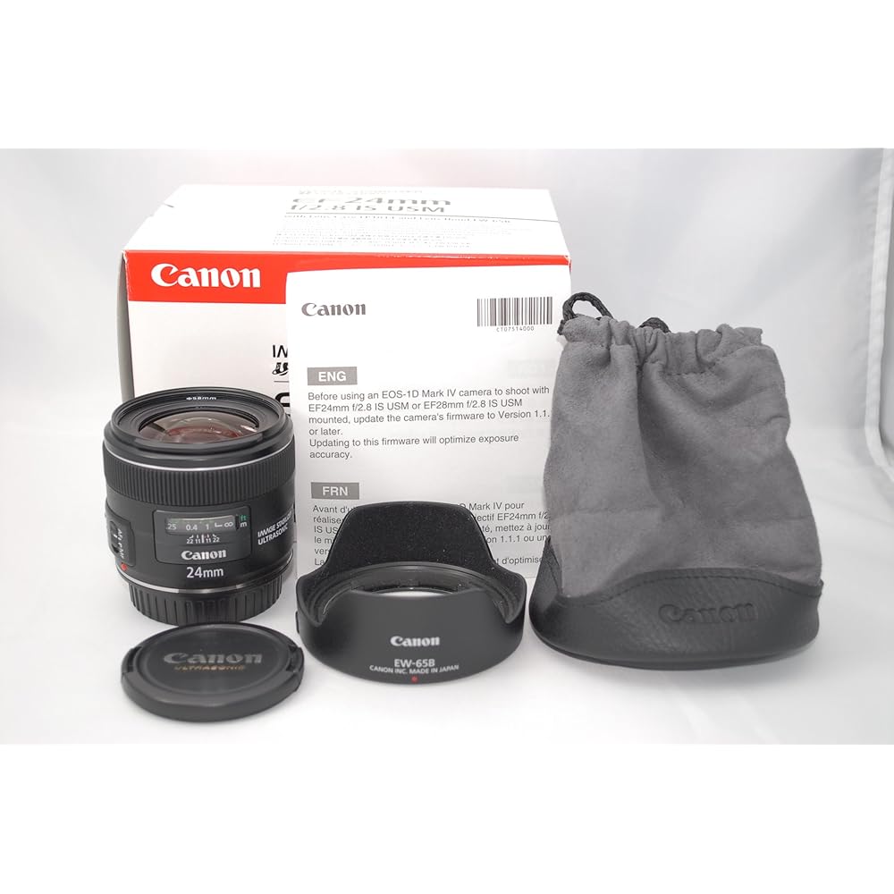 

Canon Single Focus Lens EF24mm F2.8 IS USM Full Size Compatible