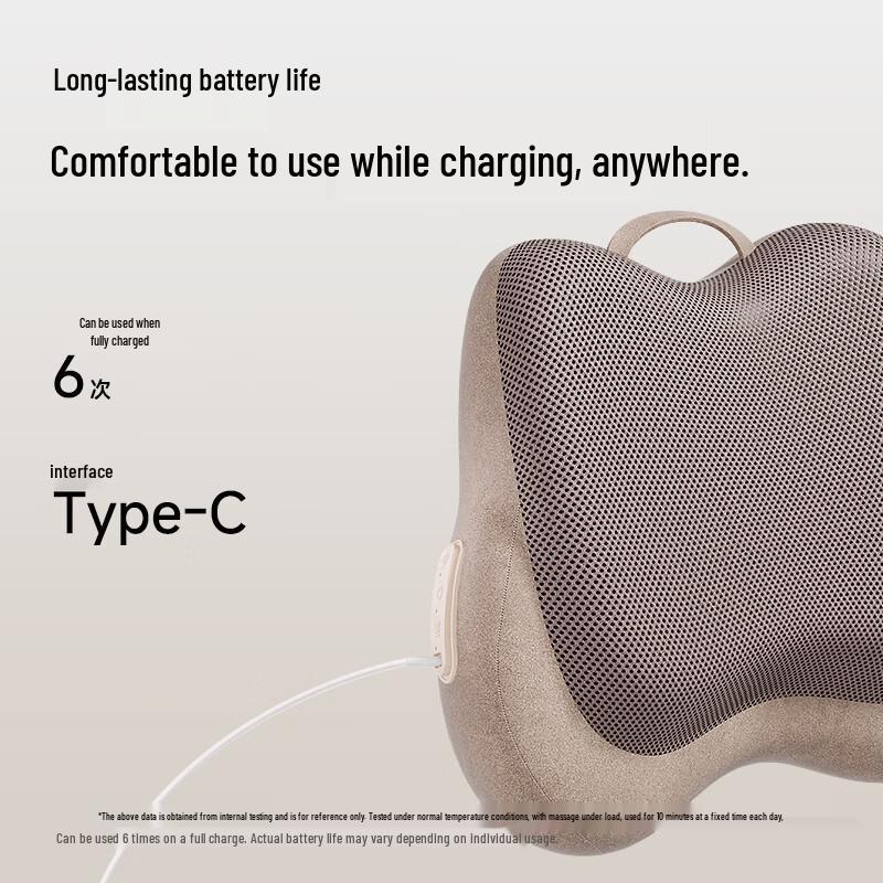 Smart Wireless Waist & Back Massager with Heat and Kneading CN Plug (adapter Included)