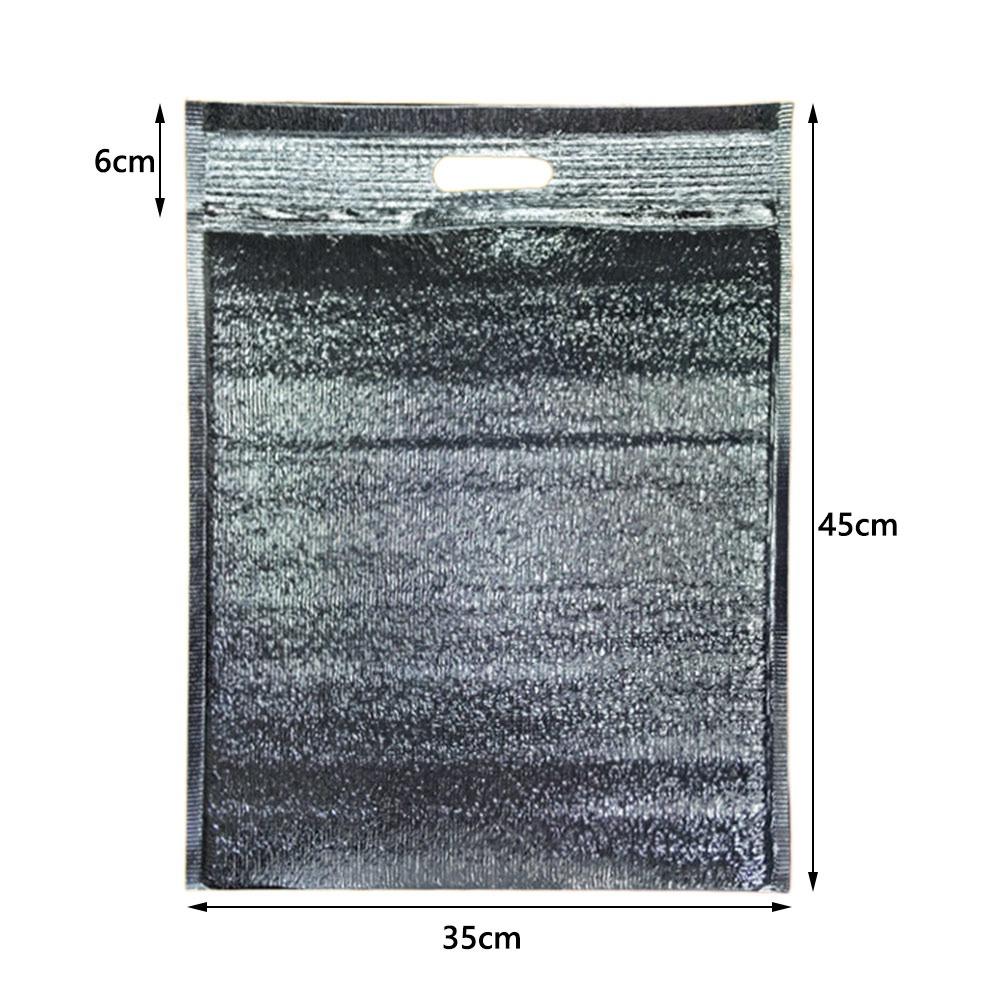 Aluminum Foil Aluminum Foil Insulation Bag With Handle Insulation Layer Fresh-keeping Bags Heat Preservation