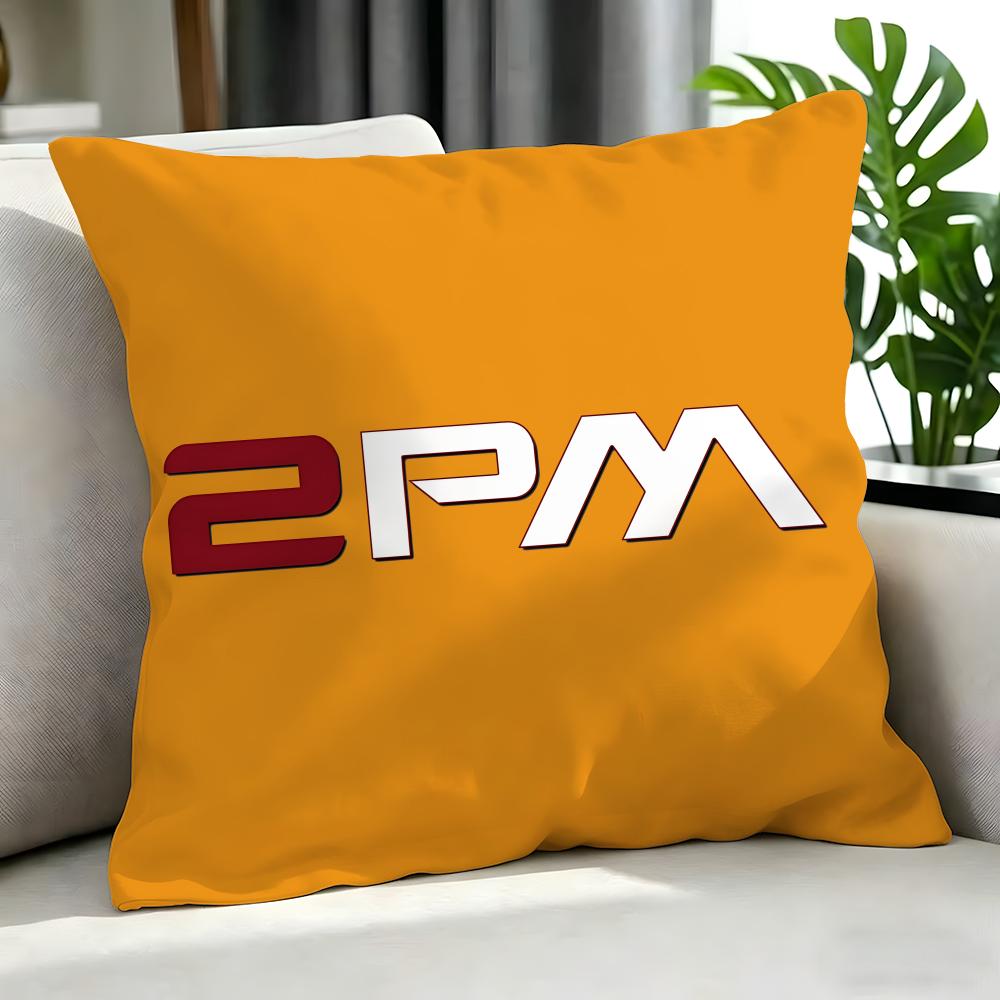 Kpop Style 2Pm Cushion Cover Cushion Cover Set 4Pcs 50X50 45X45 40X40 Pillowcase Decorative Sofa Home Decor