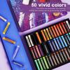 Paul Rubens Oil Pastels, Soft Pastels, Art Supplies, Drawing Set for Sketching, Painting, Oil Painting, and Coloring (50 Colors, 51 Pieces)
