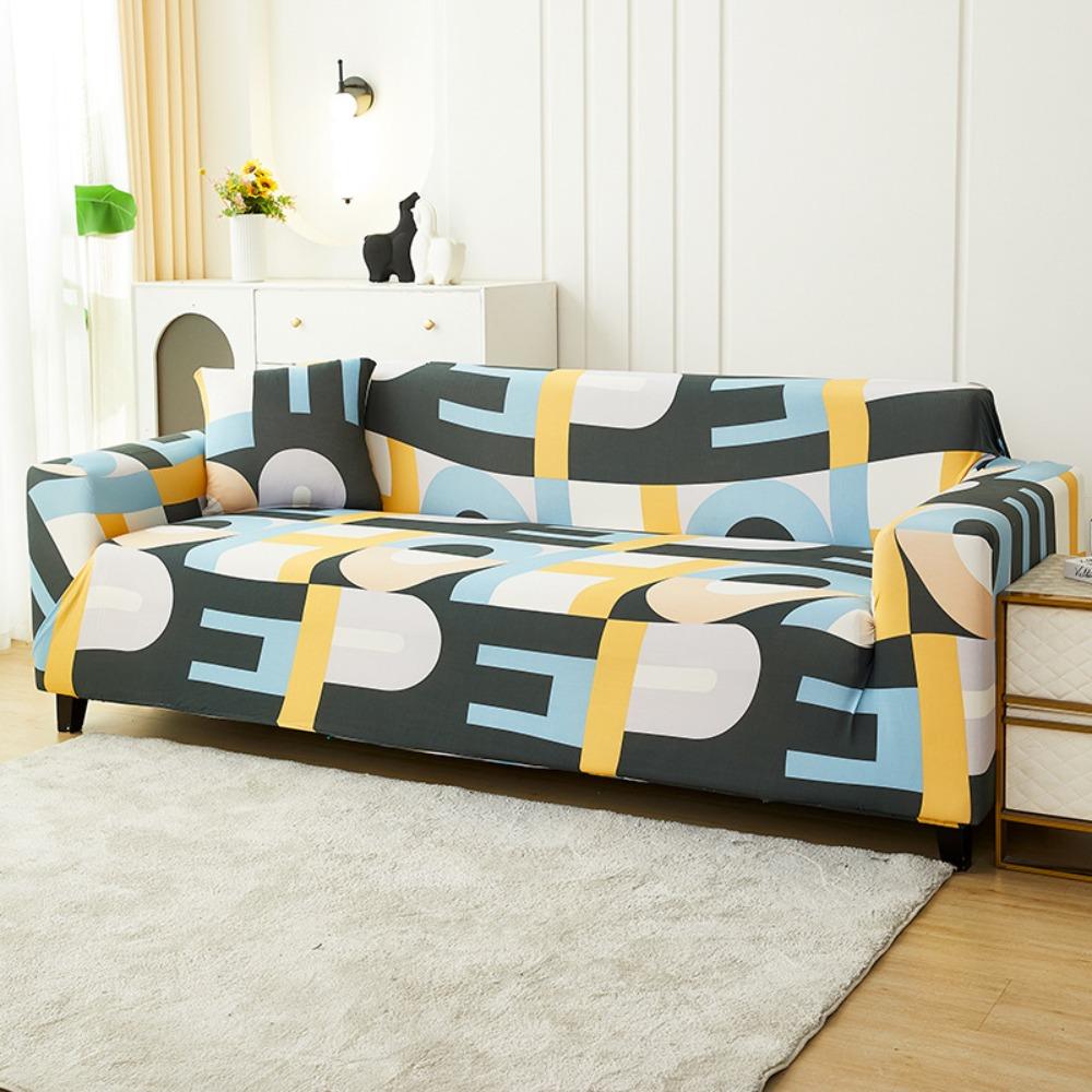 Elastic Sofa Slipcover Full Coverage Non Slip Stretchable Sofa Protector for Home Decor