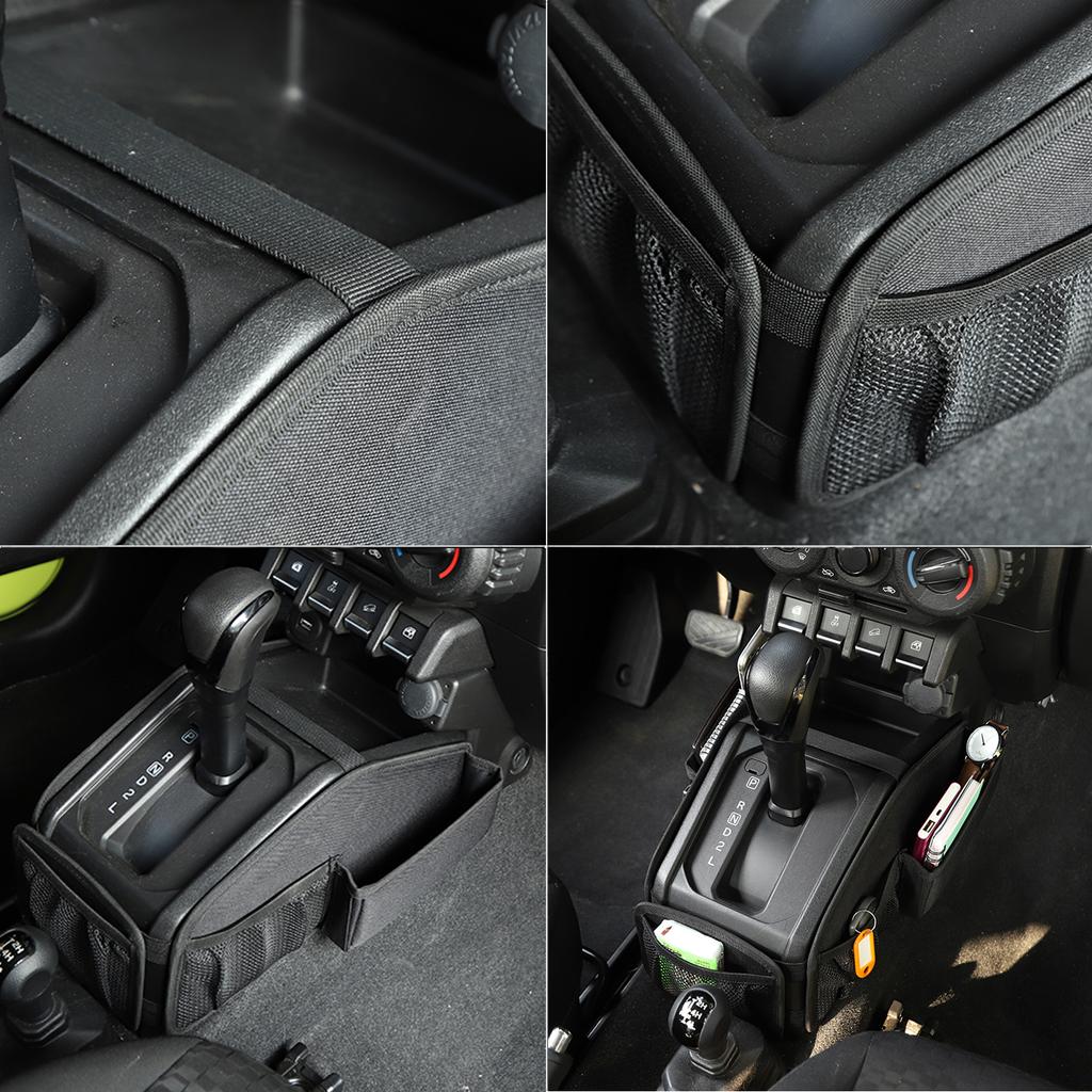 Geantă de depozitare a schimbătorului de viteze pentru mașină, cutie organizatoare, tavă de containere pentru Suzuki Jimny JB64 JB74 - 2023, depozitare, ordonare interior