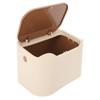 Enclosed Design Cat Waste Garbage Can Odor Resistant Multipurpose Trash Bin  for Home
