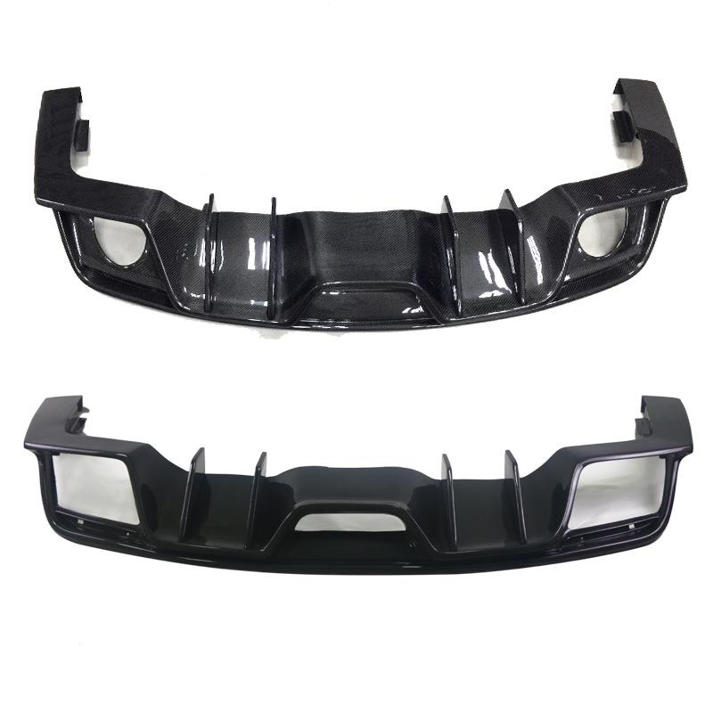 15-17 Ford Mustang Carbon Fiber Rear Lip Kit: US Version Quad Outlet Spoiler