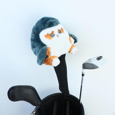 Driver Club Head Cover Golf Wood Headcover Lovely Protector Plush Golfer Equipment for Outdoor Parks