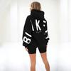 Winter Oversized Sweatshirt voor Dames Katoen Met Capuchon Fleece Verdikt Losse Pullover Lange Mouw Casual Half Hoge Hals Top