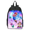 Super Mario Kids Backpack Elementary Student Cartoon Mario Print Bookbag New