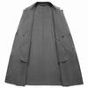 100% Wool Men's Handmade Double-sided Woolen Coat Double-breasted Business Casual Woolen Coat Trench Coat Men's Coat