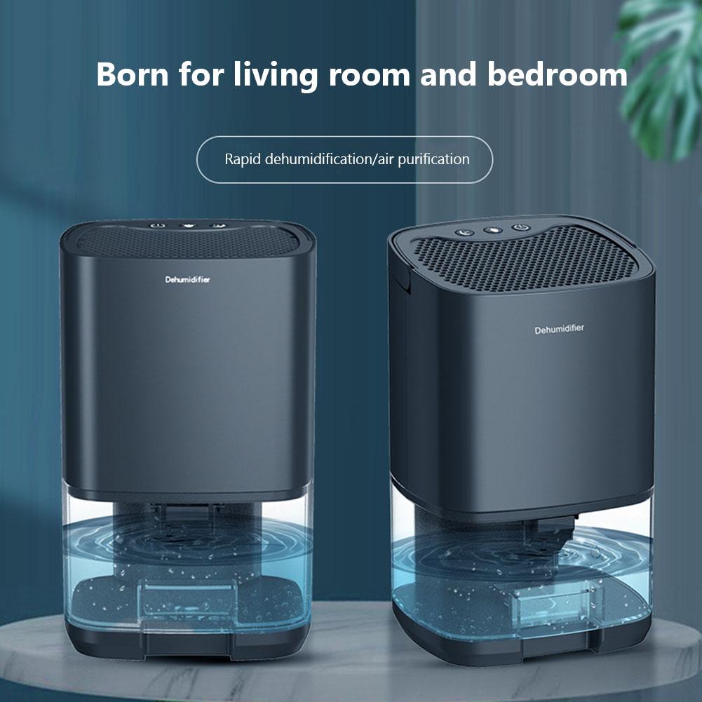 1000ml Moisture Absorbent Mute Moisture Remove Machine Signal Light Automatic Shutdown Portable Atmosphere Lamp for Home Office