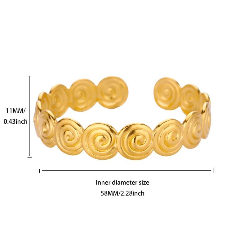 Fashion Wind Flower Love Stainless Steel Bracelet Women's K Gold Plated Geometric Women's Bracelet Jewelry Hot Sale