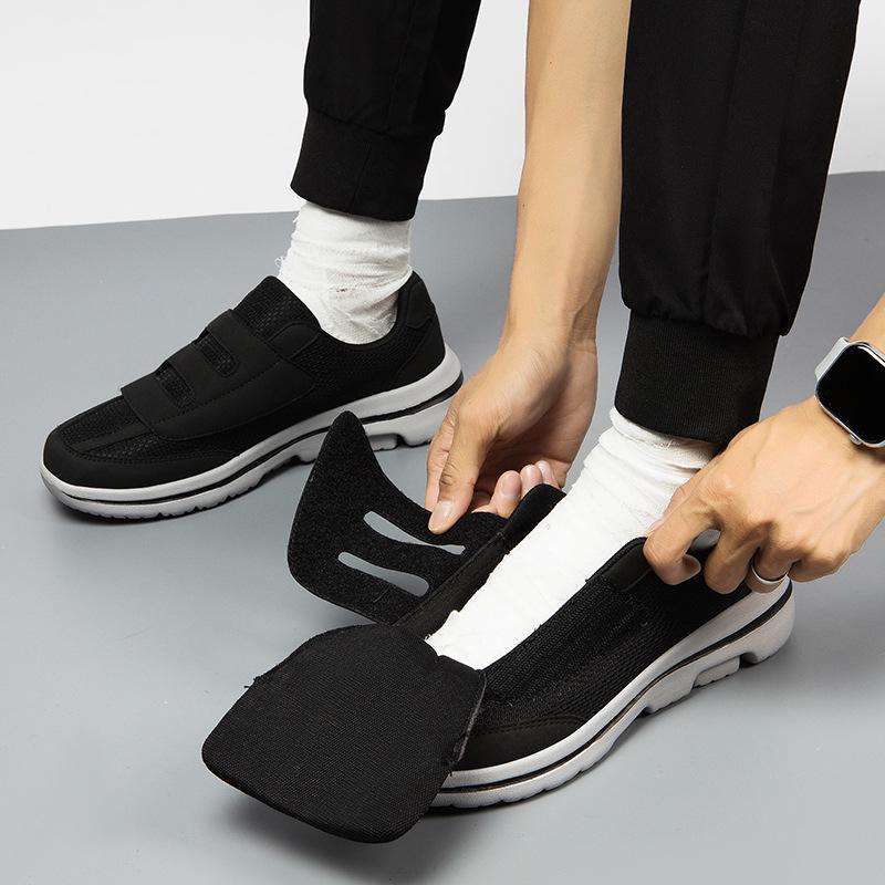 Extra breda diabetesskor för äldre kvinnor - Bekväm passform för svullna fötter, ödem och hallux valgus