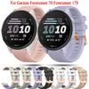 Cinghie di ricambio ufficiali in silicone per Garmin Forerunner 70 Cinturino correa Compatibile per Garmin Forerunner 170 Cinturino 20mm Cintura