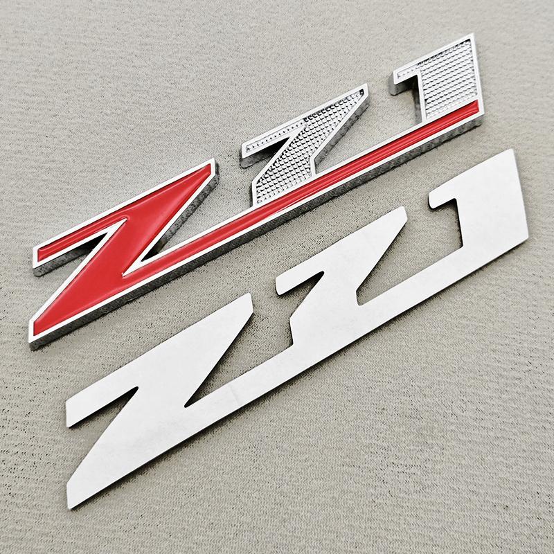

3D Metal Logo Z71 OFF ROAD Car Sticker Trunk Embelem Front Grille Badge For Chevy Chevrolet Silverado Colorado Tahoe Accessories 95mm X 20mm