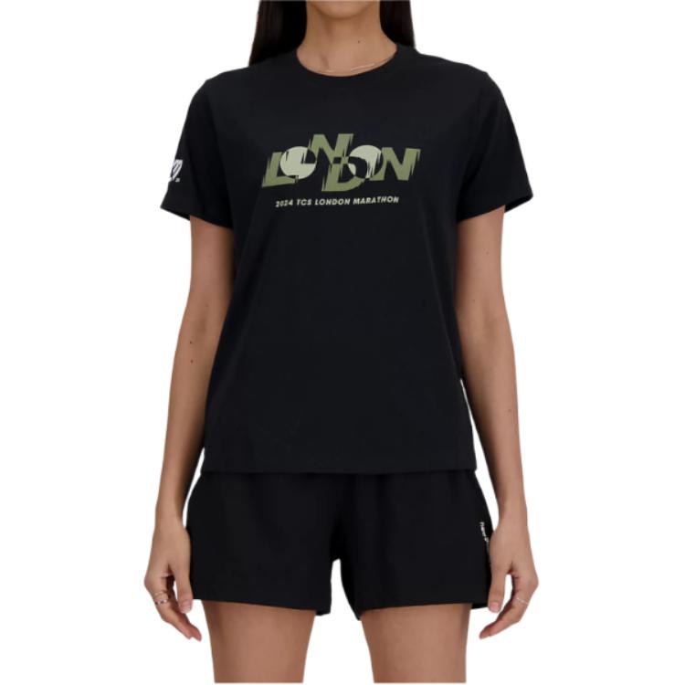 New Balance Regular T Shirt Women s Black WT41606D-BK M