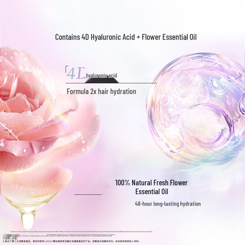 LUX Rose Volumizing & Hydrating Fragrance Shampoo