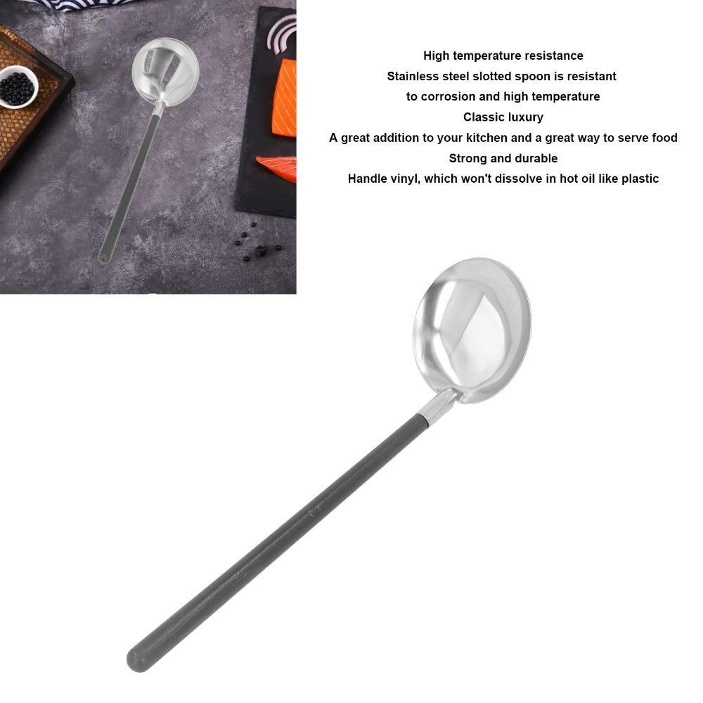 Long Handle Hot Pot Ladle Rustless Steel Anti Scalding Ladle Durable Soup Ladle  Hotpot Cooking