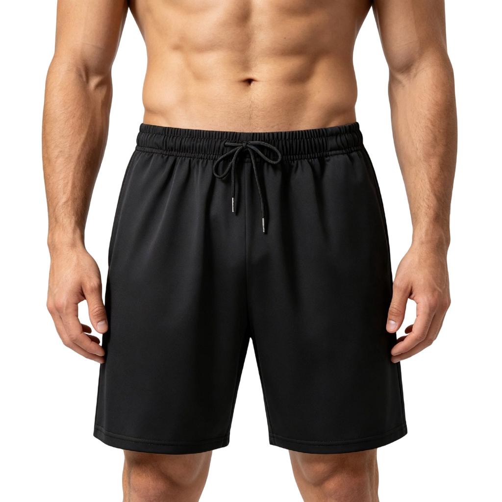 Men's Lightweight, Breathable, Cool-Feeling Shorts - Men's Stretch Waist-Fitting, Quick-Drying Running And Fitness Sports Shorts