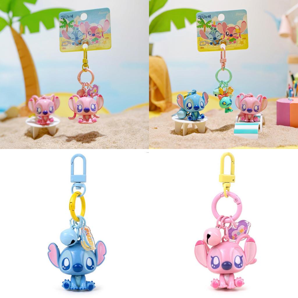 Porte-clés d'été Stitch avec breloque en PVC pour enfants et collectionneurs