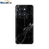 Phone Case For Xiaomi 14 Pro Case Soft Clear Painted Silicone Bumper Capa For Xiaomi 14 13T Mi 13T Pro Protect Transparent Cover