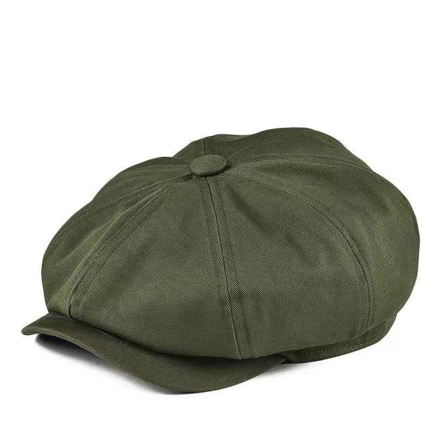

Newsboy Hats for Men Flat Cap Cotton Adjustable Breathable Irish Cabbie Ivy Driving Hunting Hat