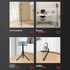 Magnetic Phone Tripod Mount Adapter with 1/4" Screw Holes Magnet Phone Tripod Stand Ball Head Adapter