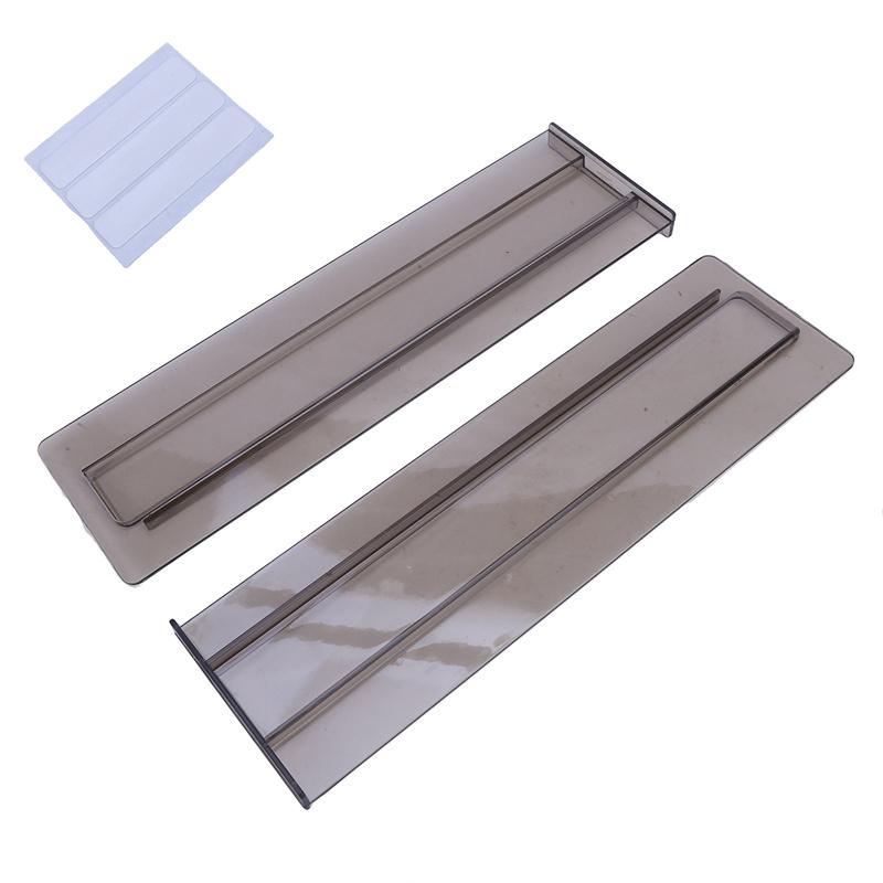 

2 шт. Разделители для ящиков Органайзеры Регулируемый шкаф для хранения одежды Ящик для одежды Органайзер Прозрачные разделители для ящиков Кухонные принадлежности