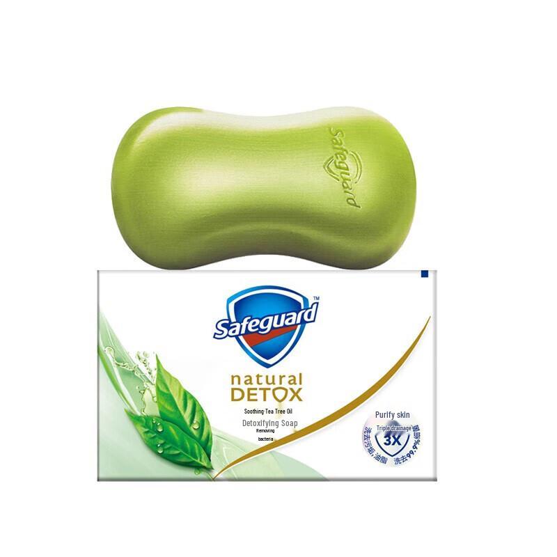 

Safeguard Soothing Tea Tree Oil Deep Detox Soap 3x108g