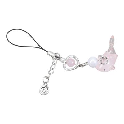Fashion Small Fish Bead Pendant Phone Straps Lanyard Pocket Keychain Strap Backpack Charm Car Key Decoration Chain