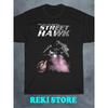 T-shirt da uomo Street Hawk Anni '80 - Design Retrò Moto e Logo con Slogan Iconico, Maglietta Vintage Serie d'Azione (Taglie S-3XL) - Stampa durevole