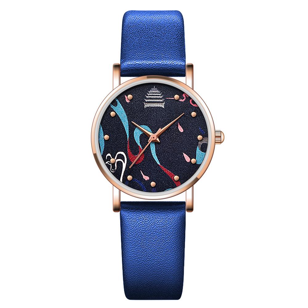 New Fashion Women's Watch Digital Quartz Watch Women's Belt Watch Elegant Student Women's Watch