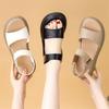 Thick-soled Roman Sandals Women's Summer 2025 New Small Height Increase Fashionable Versatile Flat-soled Soft-soled Beach Shoes