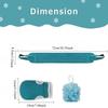 Home Use Bath Scrub Mitt Set(3-PCS)Exfoliating Body Scrubber Set-Includes Back Scrubber Bath Glove And Shower Bath Sponge Loofah