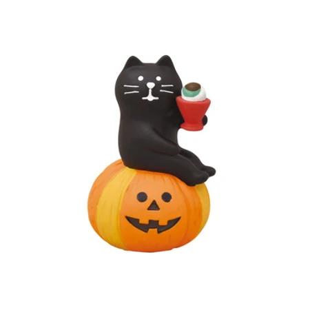 

NEW ARRIVAL ZAKKA Halloween Series Ornament Ghost Face Ghost Pumpkin Micro Scene Decole Resin Craft Small Ornament Collection