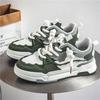 Trendschuhe für Herren Brotschuhe Weben Schnürschuhe Herren-Sneakers Herren Patchwork-Sneakers Straßen Hip Hop Klobige Herren-Sportschuhe