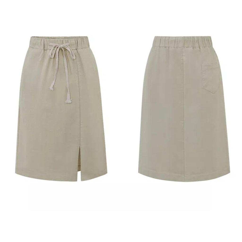 Half-body Skirt Open Short Skirt Female 200 Pounds Spring And Summer Big Yards Elastic Waist One Step Skirt Thin Thin Package Hip Open Fork Skirt