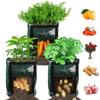 Plant Grow Bag for Veg Potato Tomato Gardening Tools and Planting Supplies Growing Bag Garden Pots Planters Gardening Supplies